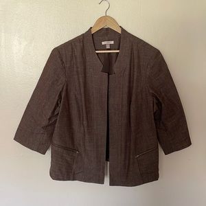 EUC Roz & Ali Brown Blazer. Size 2X